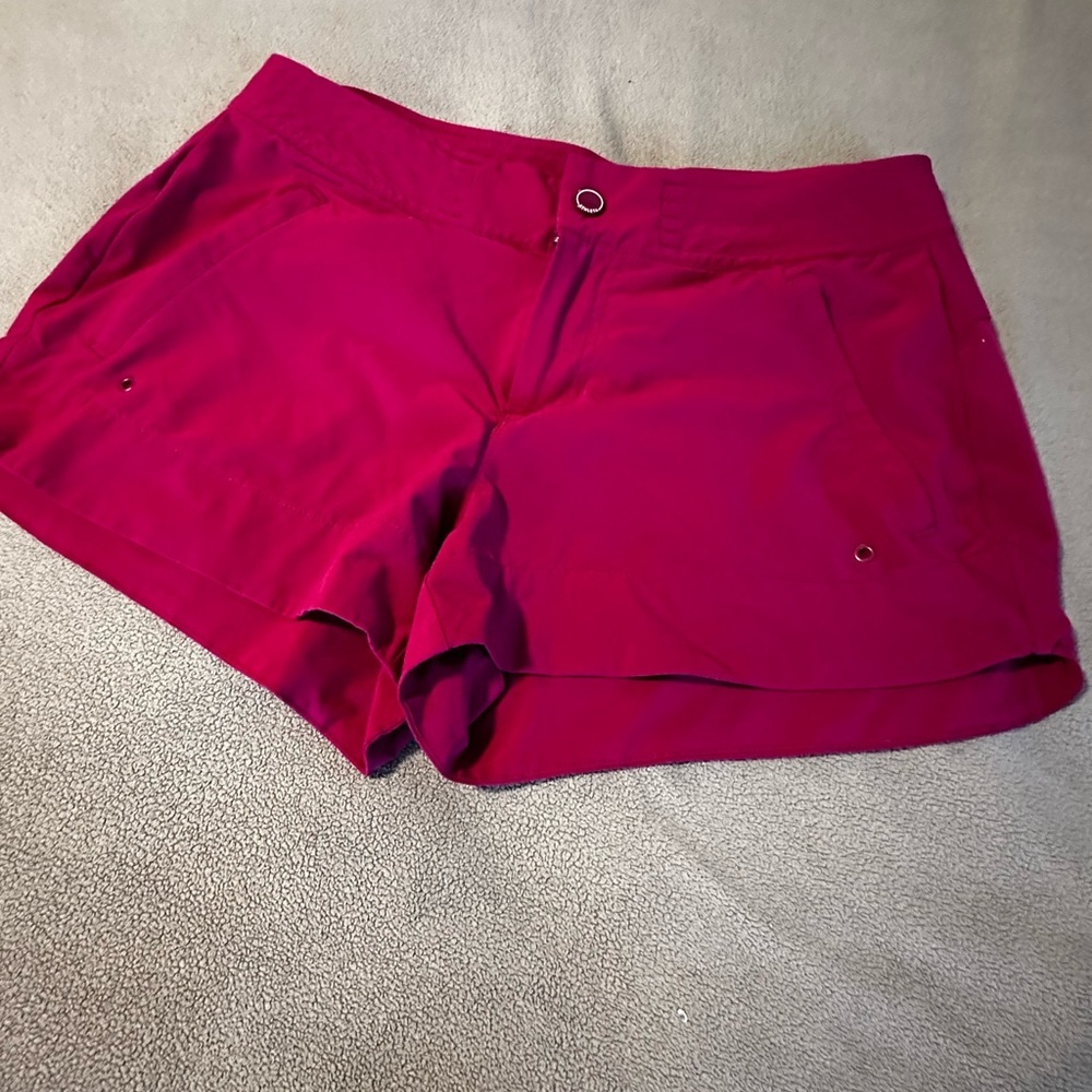 Athleta Fuchsia Performance Pull-On Shorts